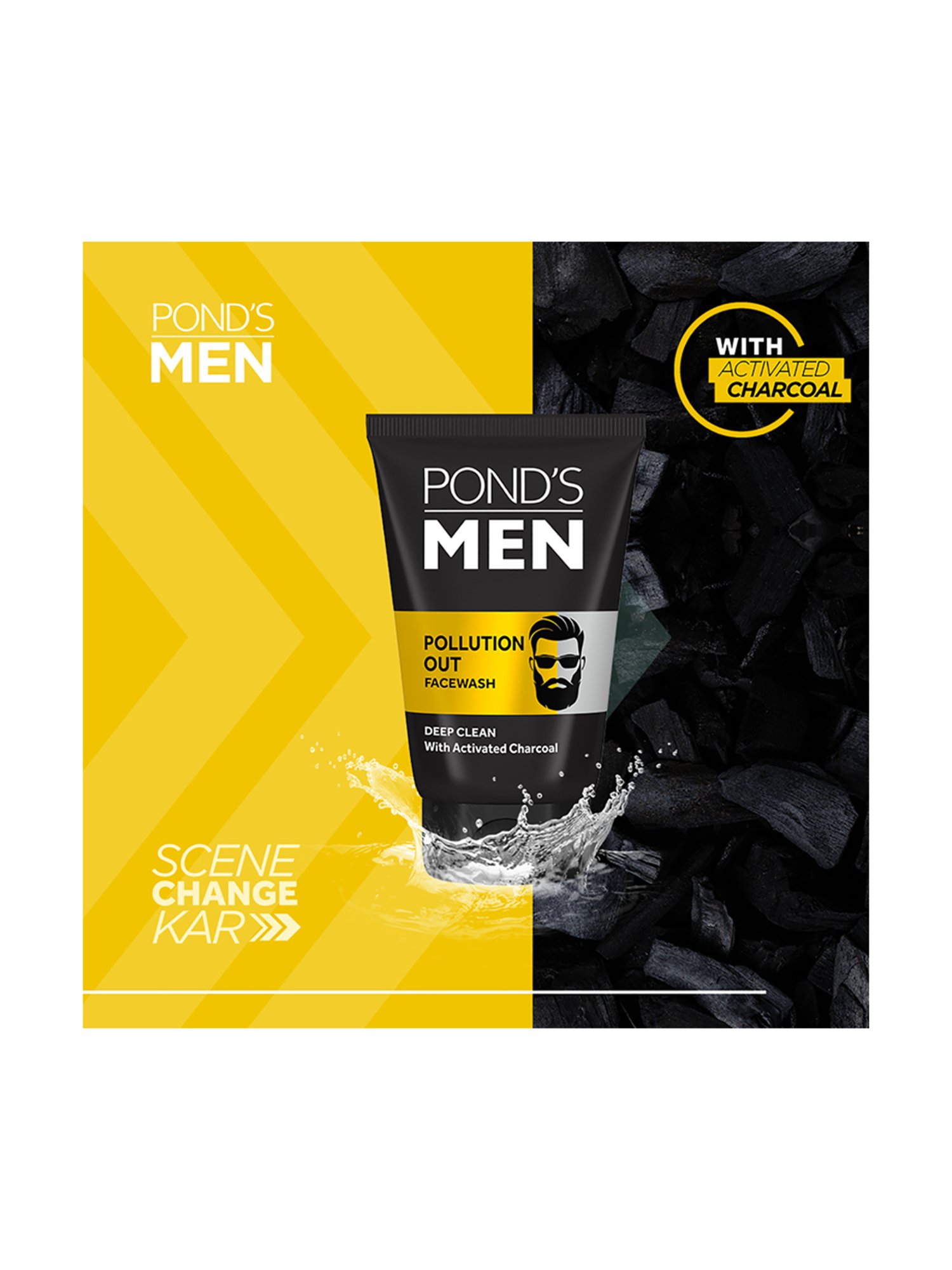 POND'S Men Pollution Out Face Wash - 50 gm