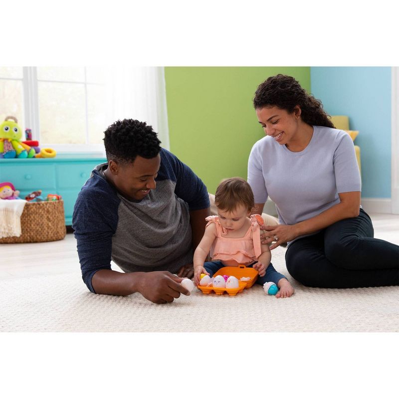 Lamaze Sort & Squeak Eggs Infant Toy
