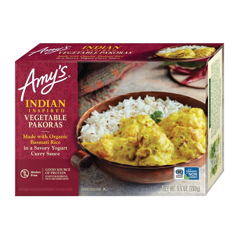 Amy's Kitchen Frozen Indian Inspired Vegetable Pakoras - 9.5oz