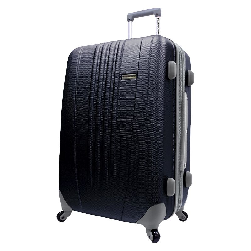 Traveler's Choice Toronto 25" Expandable Hardside Spinner Suitcase - Black