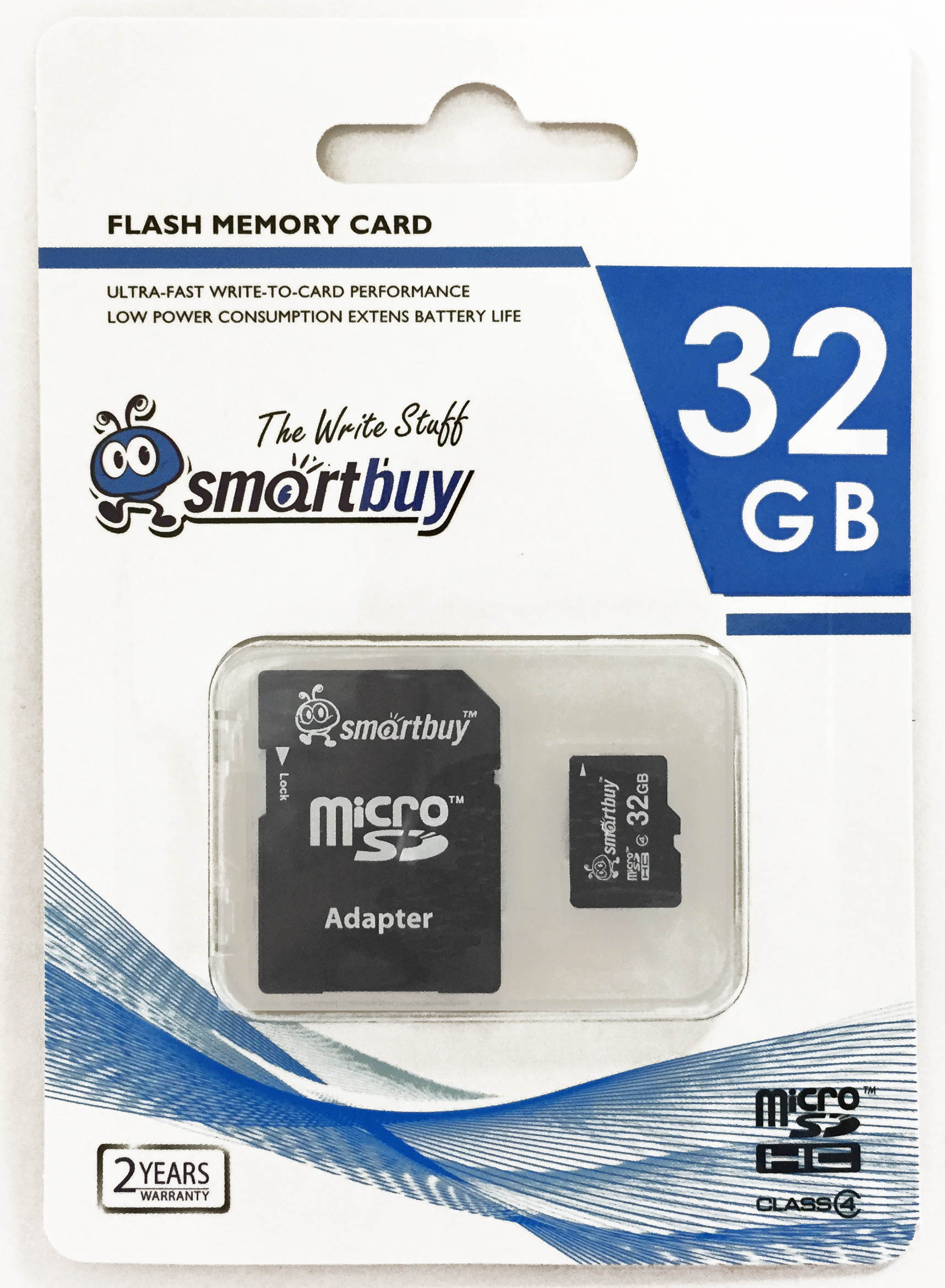 Smartbuy Micro SDHC Class 4 TF Flash Memory Card SD HC C4 For Camera Mobile Phone Tab GPS MP3 TV + Adapter + Mini Case (4GB - 10 Packs)