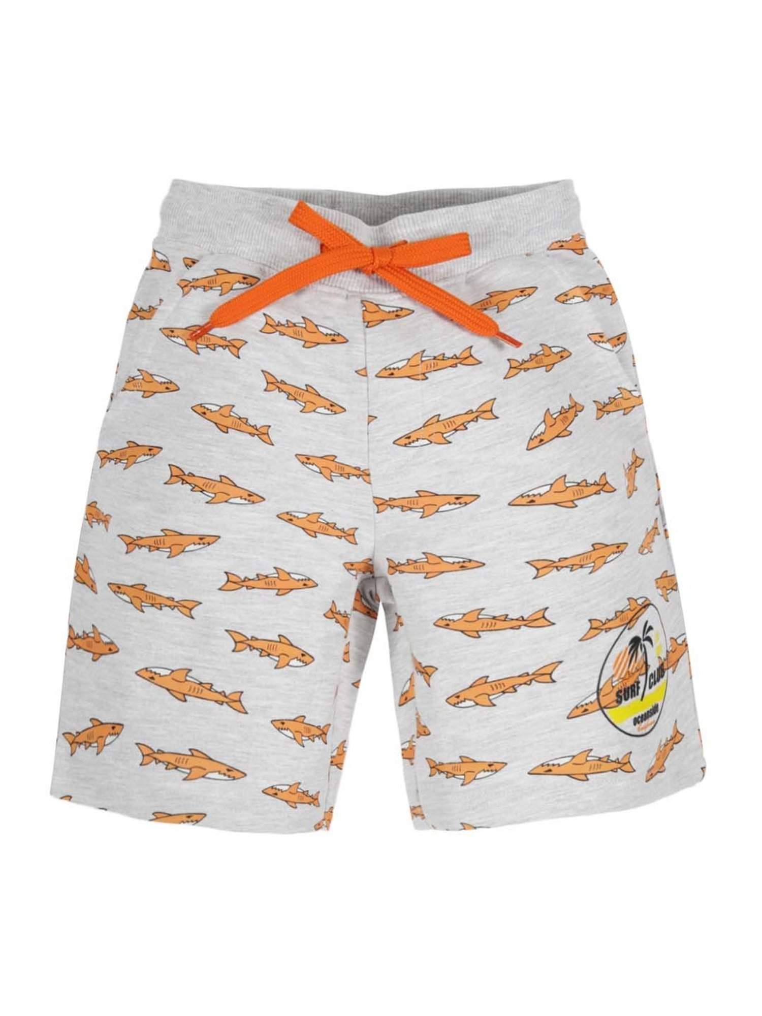 Plum Tree Kids Peach & Grey Cotton Printed T-Shirt Set