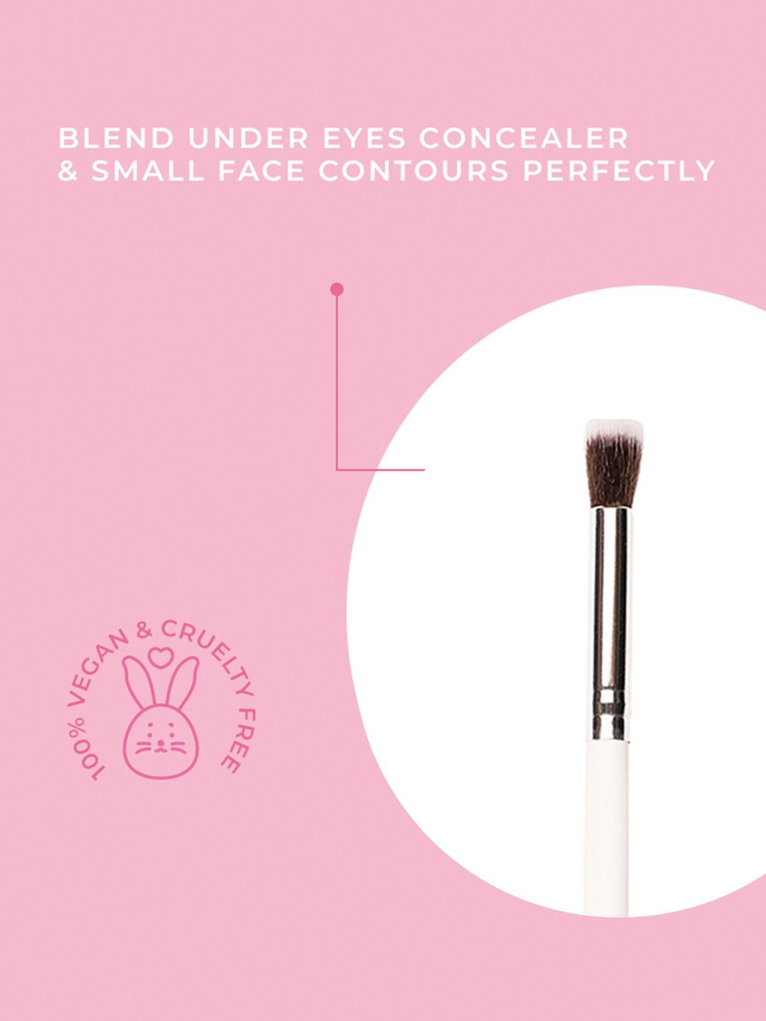 Praush Flat Top Concealer Brush - P21