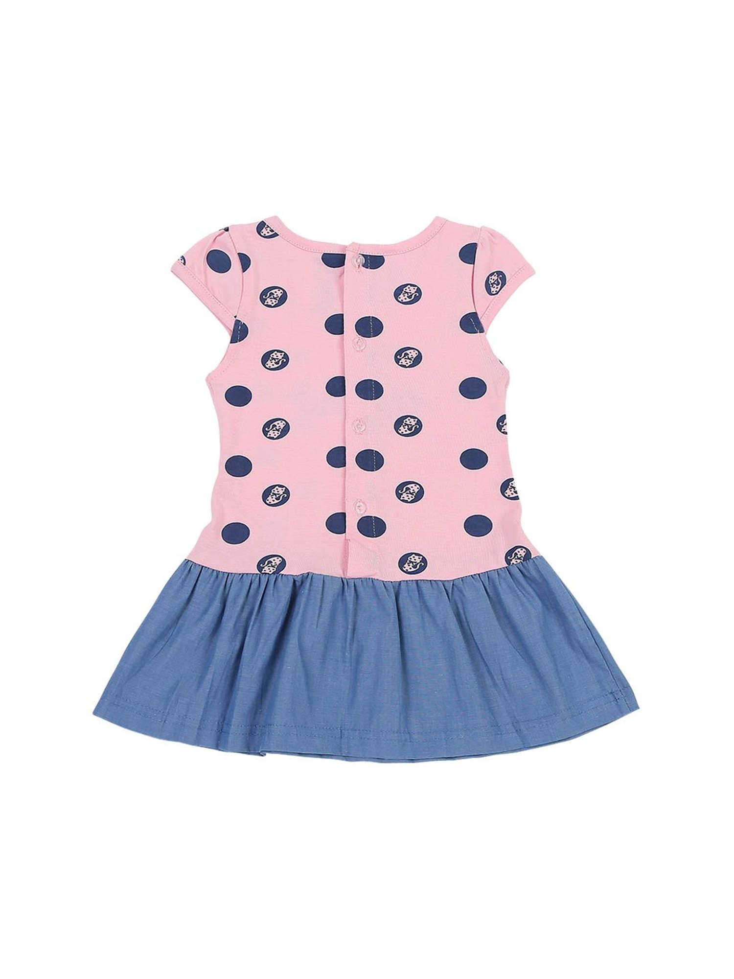 Mee Mee Kids Pink Printed Dress