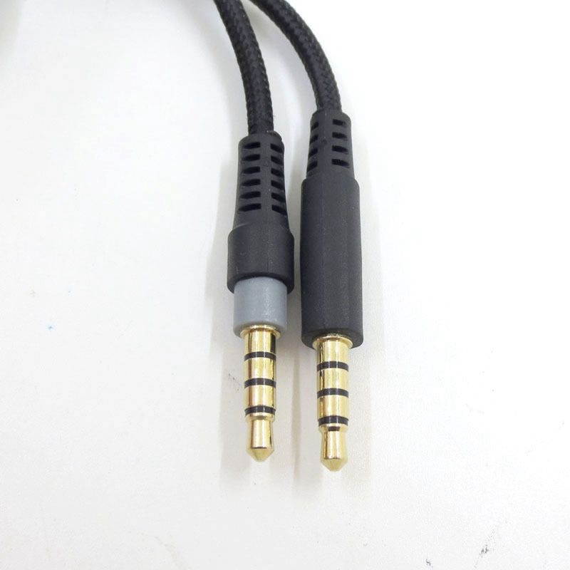 Portable Headphone Cable Audio Cord Line for HyperX Cloud Mix Cloud Alpha Gaming Headsets Accessories