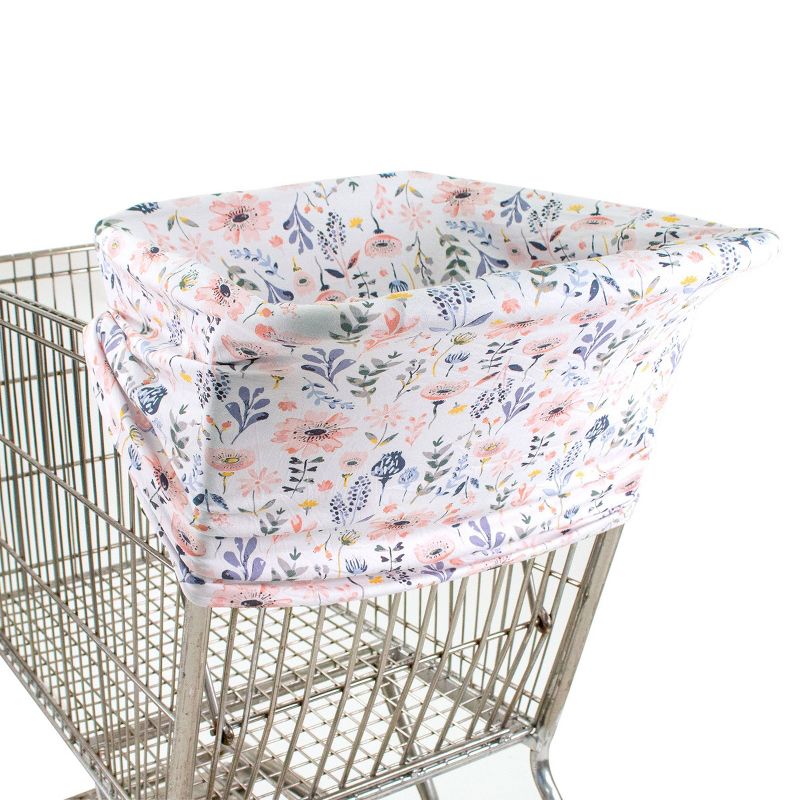 Bebe au Lait Pure and Simple 5-in-1 Multiuse Nursing Cover - Poppies Floral