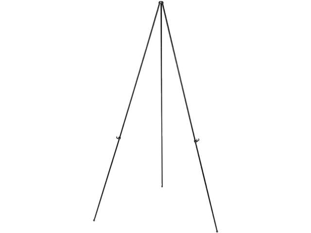 Mastervision FLX04201MV Instant Easel, 61.50", Black, Steel, Lightweight