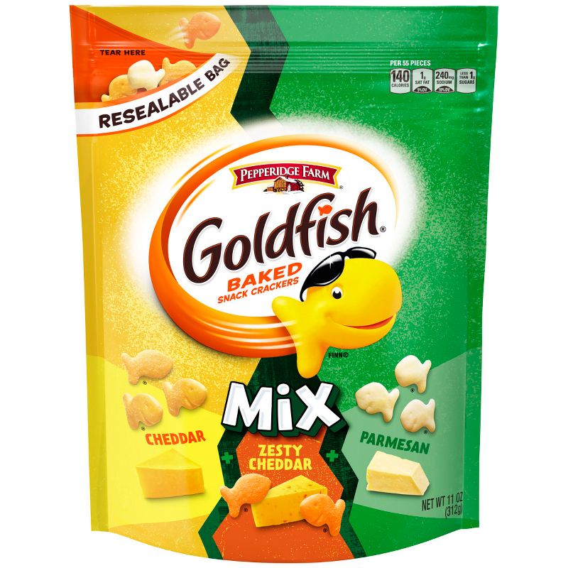 Pepperidge Farm Goldfish Three Cheese Crackers - 11oz