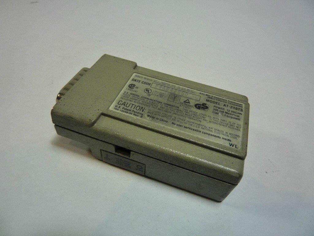 Allied Telesyn Centrecom 210TS Twisted Pair Micro Transceiver with 4 LEDs Slim