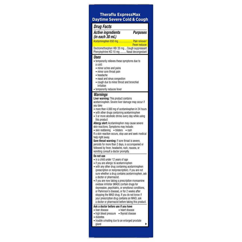 Theraflu ExpressMax Severe Cold & Cough Day/Night Relief Liquid - 8.3 fl oz/2ct