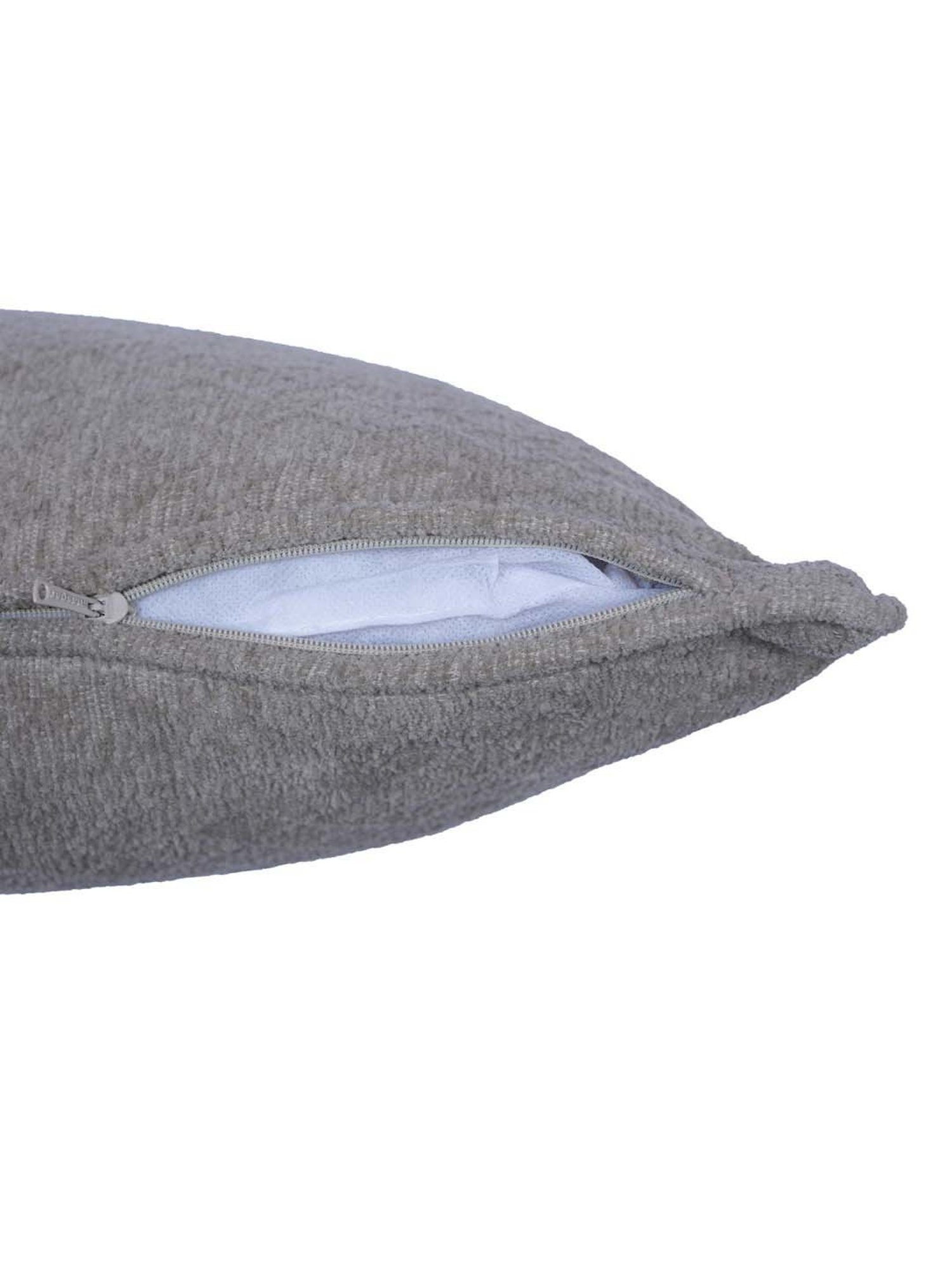 Maspar Colorart Blaize Silver Grey Cotton 200 TC 256 GSM Cushion Cover