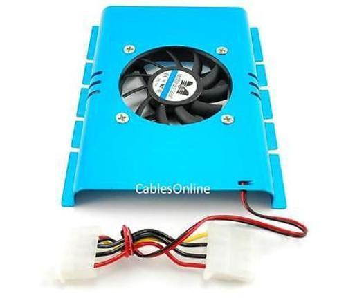 Aluminum 4-Pin Molex Single 60mm Fan HDD Cooler for Hard Disk Drives - CF-520