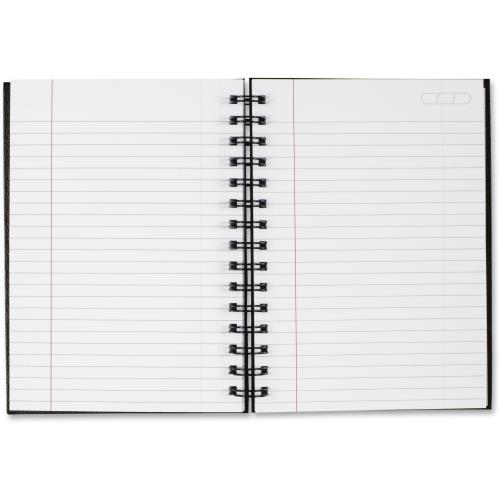 Mead 45332 6-1/4-In. X 8-In. Cambridge Legal Ruled Hardbound Notebook, Black