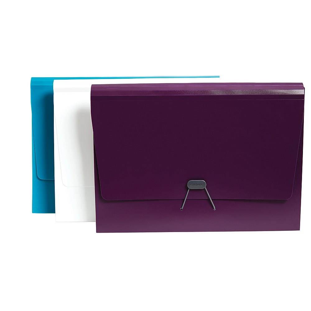 Staples Reinforced Expanding File Letter Size 7-Pocket Assorted Colors 51835