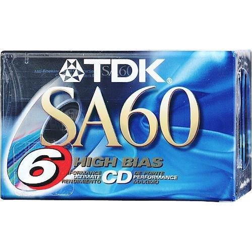 TDK SA-60S Cassette Tape Bonus Pack
