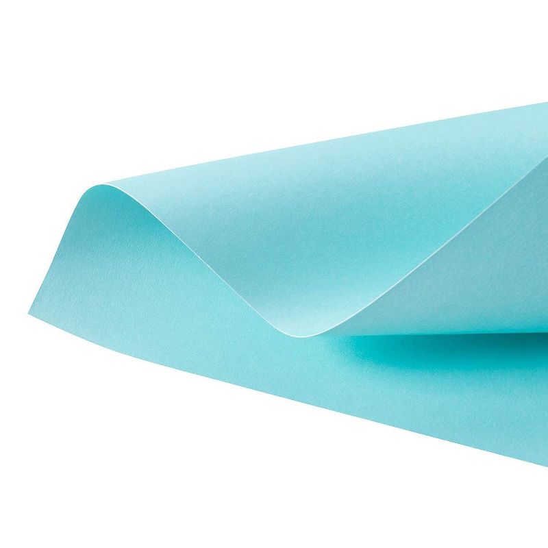 Sustainable Greetings 50-Count Blue Cardstock Card Stock Paper for Brochure Laser Printer, A4 Letter Size 8.5 x 11 in.