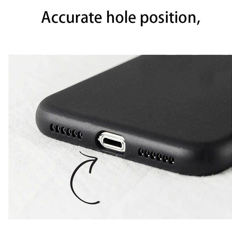 Black Matte Mobile Phone Case For Iphone 12Mini 12 11 Pro X Xr Xs Max 6 6S 7 8 Plus 5 Se Fashion Classic Silicone Soft Shell