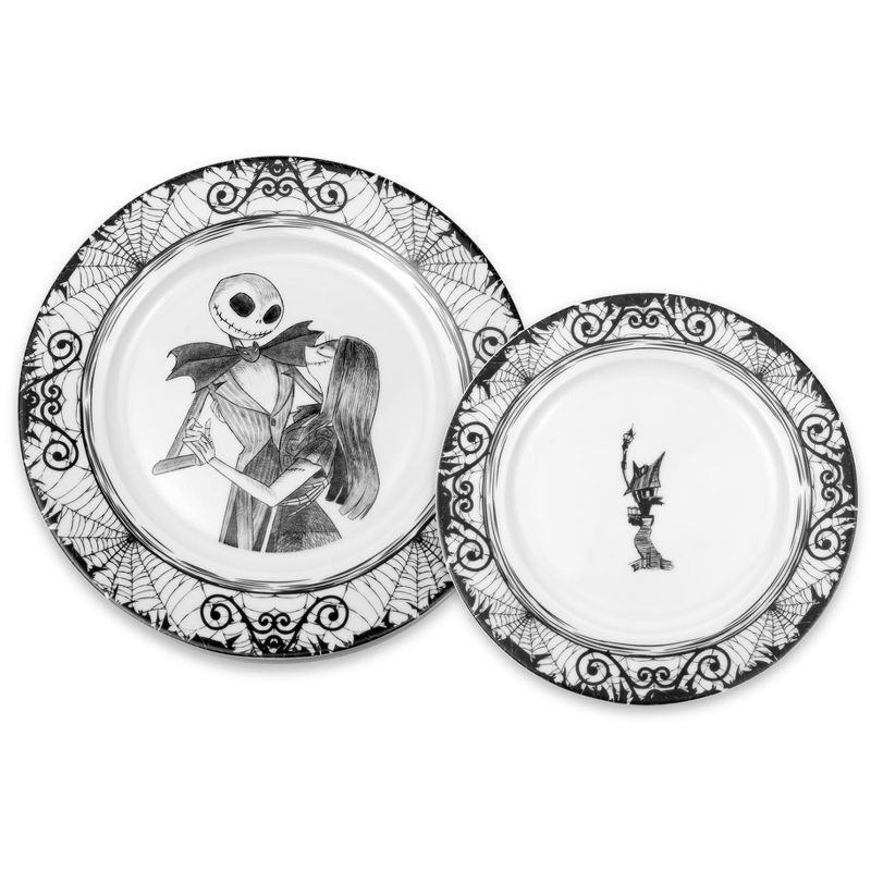 Robe Factory LLC The Nightmare Before Christmas 16-Piece Ceramic Dinnerware Set