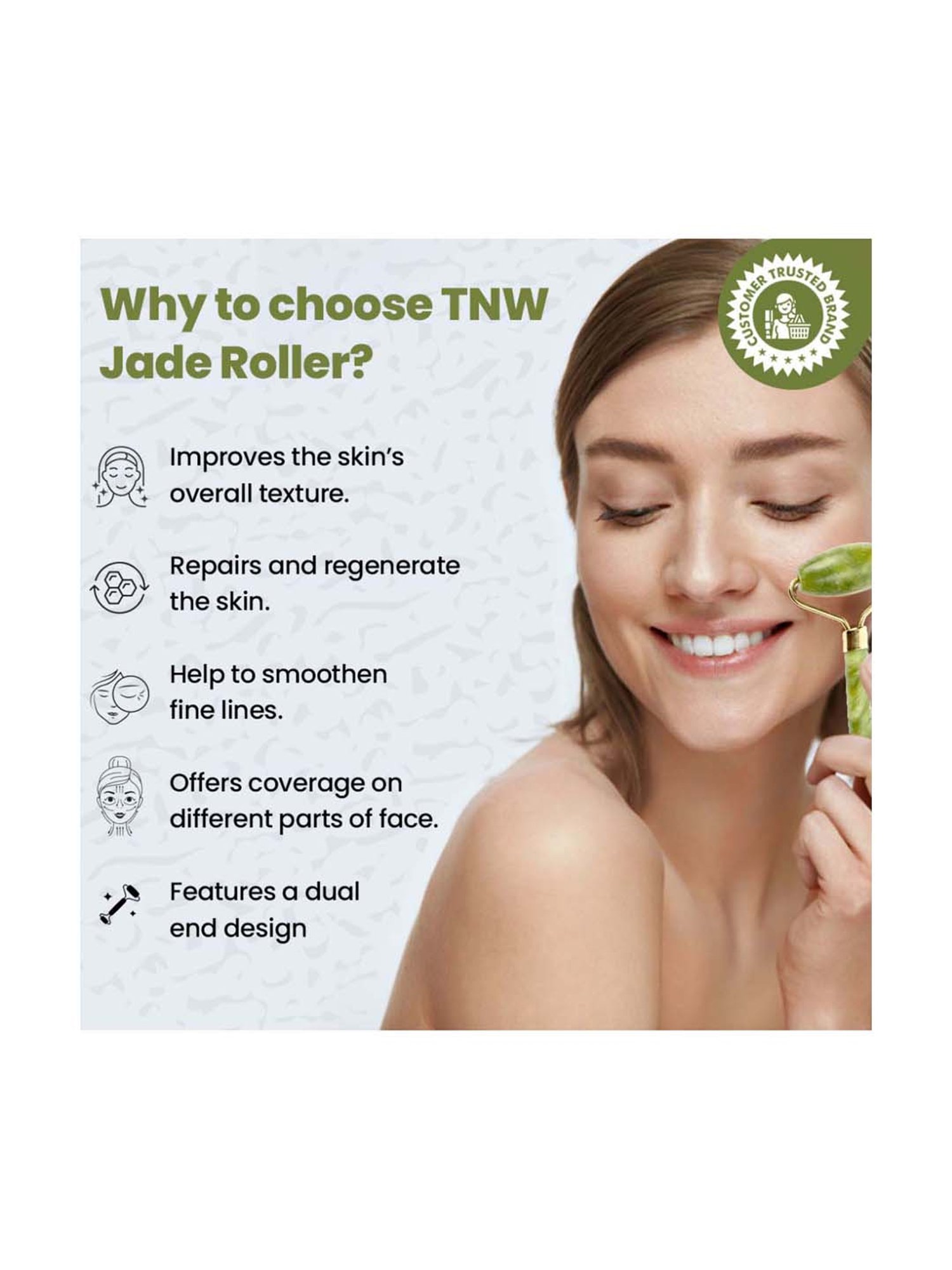 HofB- House of Beauty Quartz Roller - 1 Pc