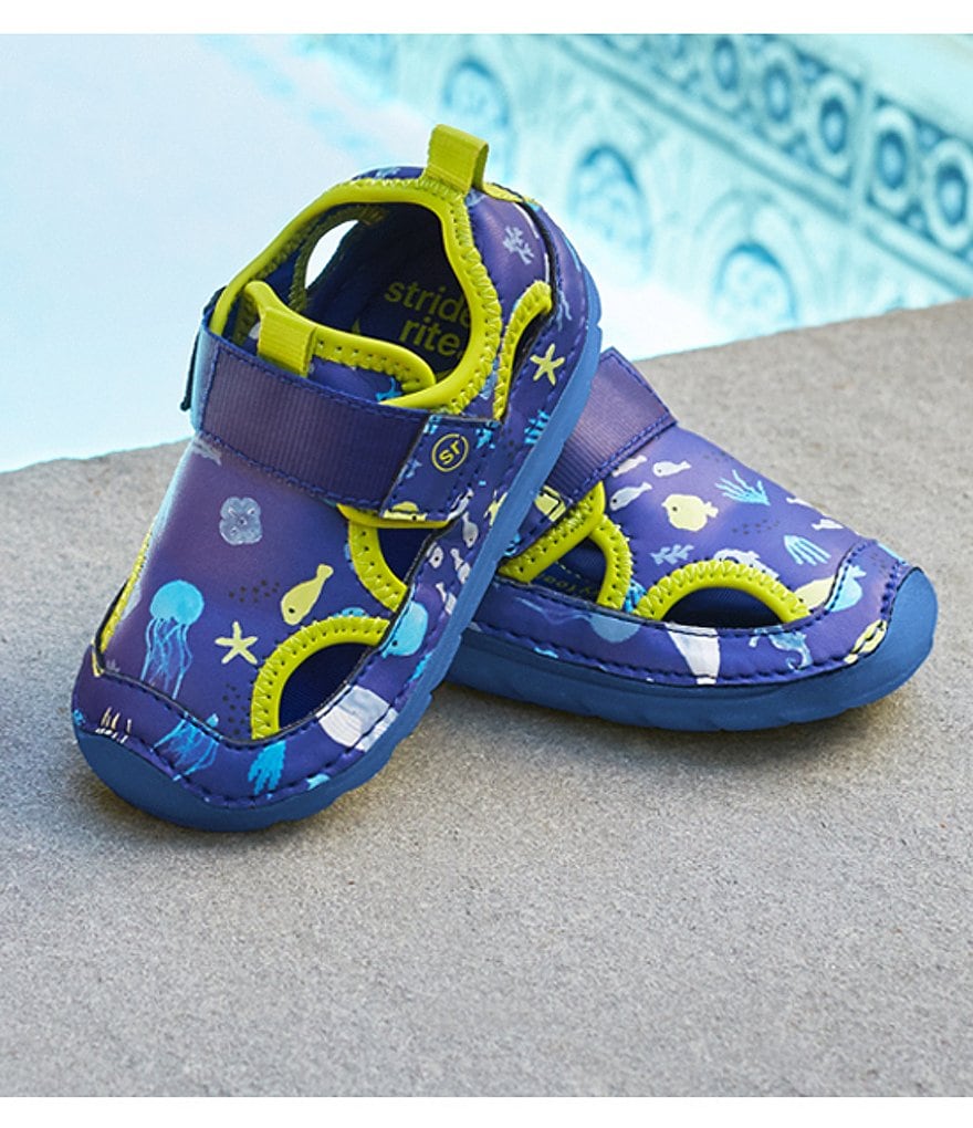 Stride Rite Boys' Splash Soft Motion Color Changing Water Friendly Sandals (Infant)