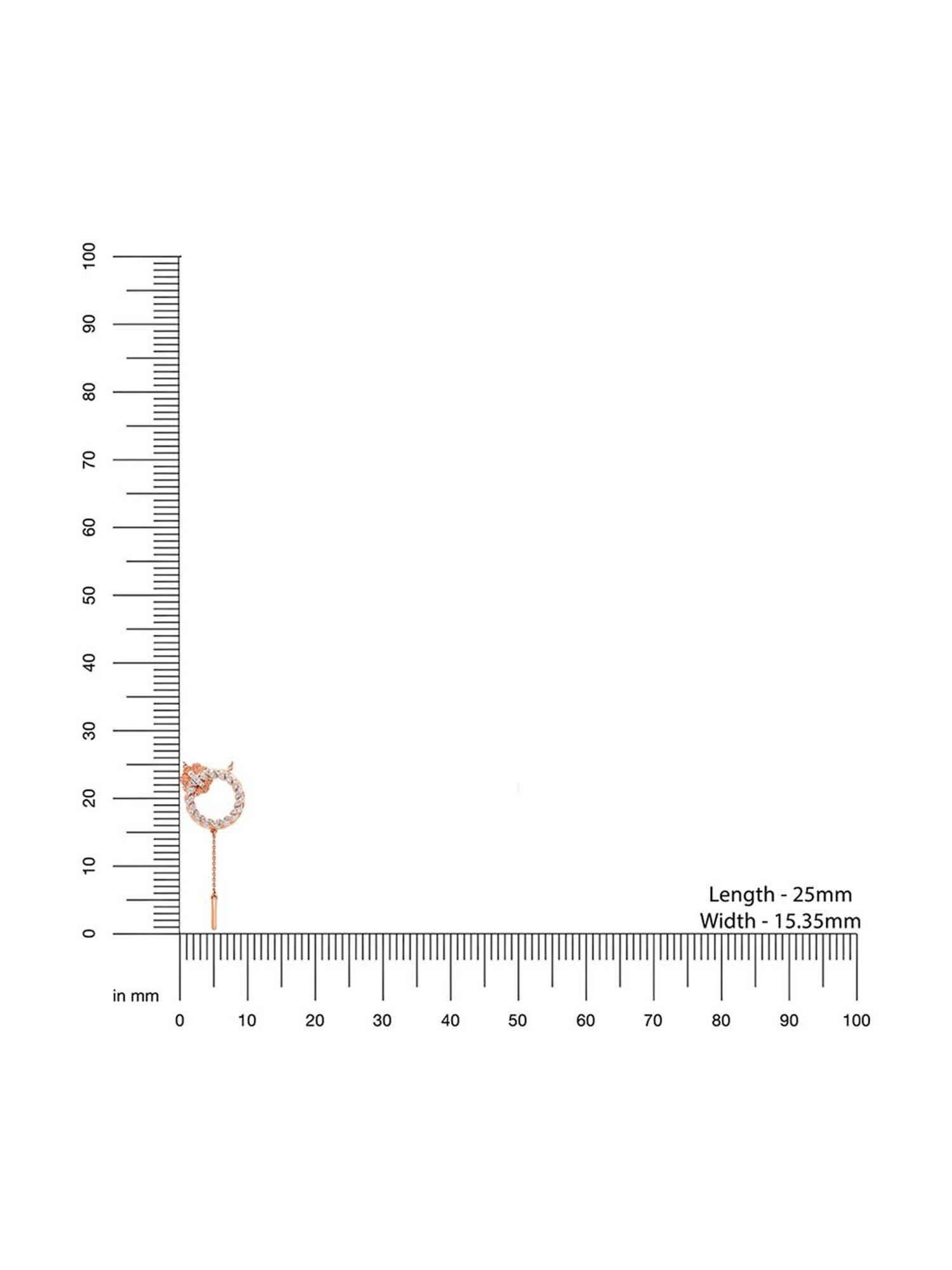 Mia by Tanishq Nature's Finest 14k Gold Orbiting Elegance Diamond Princess Necklace for Women