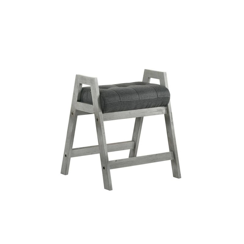 Set of 4 Jayne Stacking Stools Gray/White - Picket House Furnishings