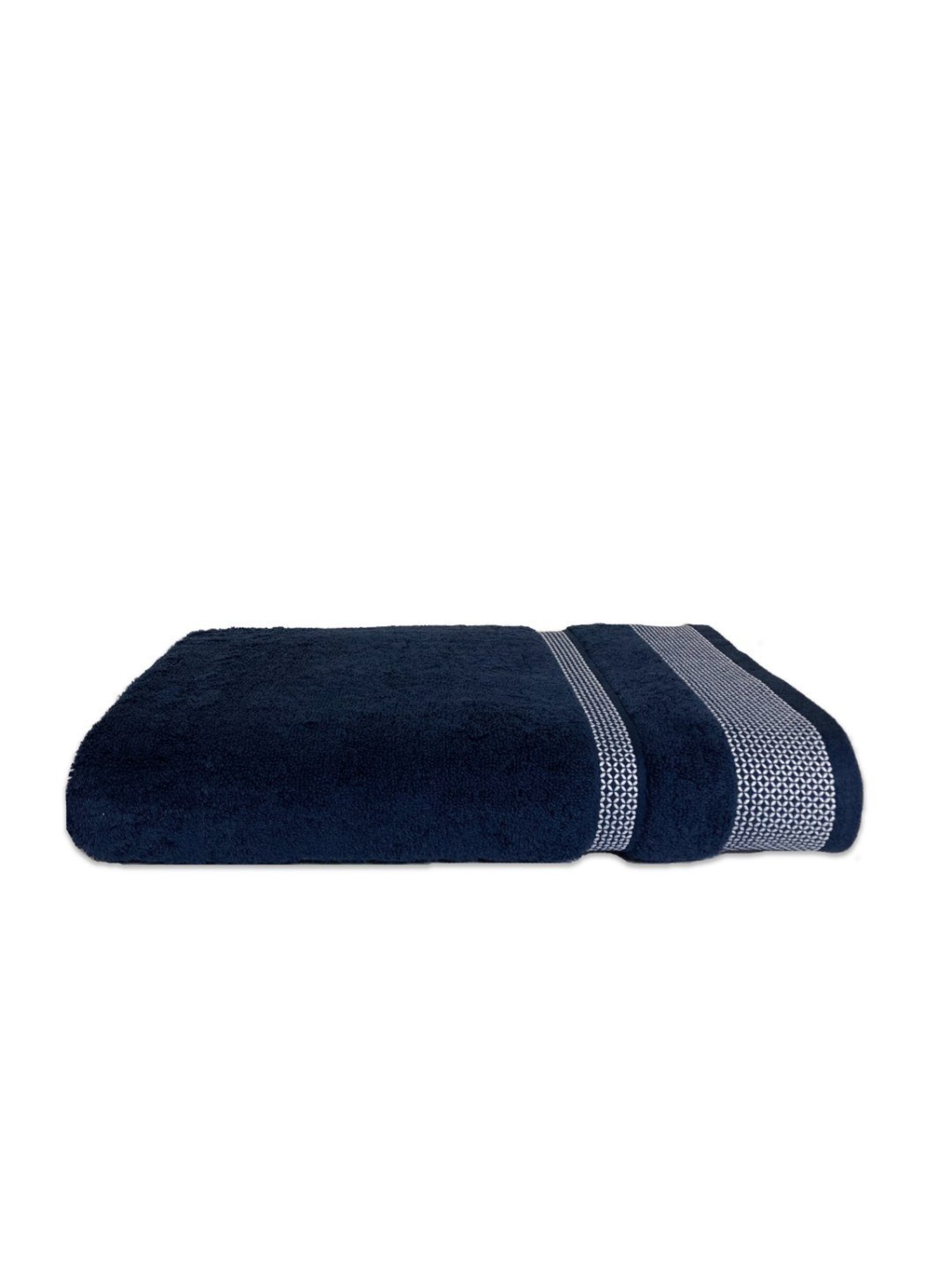 Spaces Hygro Dark Blue 600 GSM Cotton Bath Towel