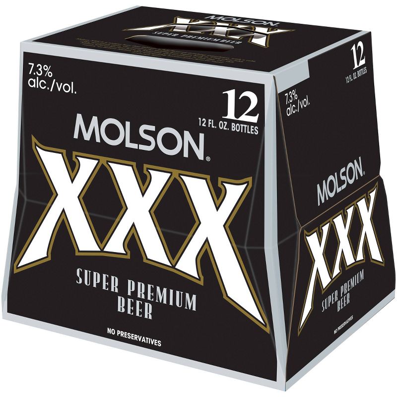 Molson XXX Super Premium Beer - 12pk/12 fl oz Bottles