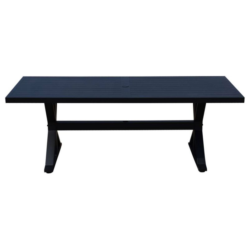 Circi 5pc Outdoor Dining Set - Black and Charcoal - CosmoLiving by Cosmoplitan