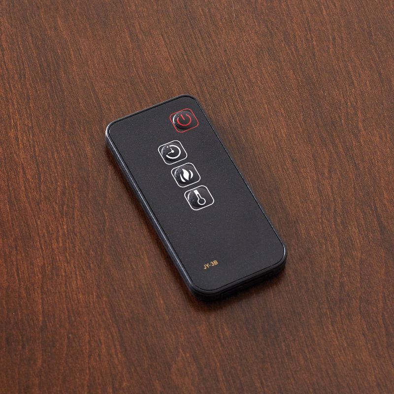 60" Rivington Infrared Media Electric Fireplace Aged White - Muskoka