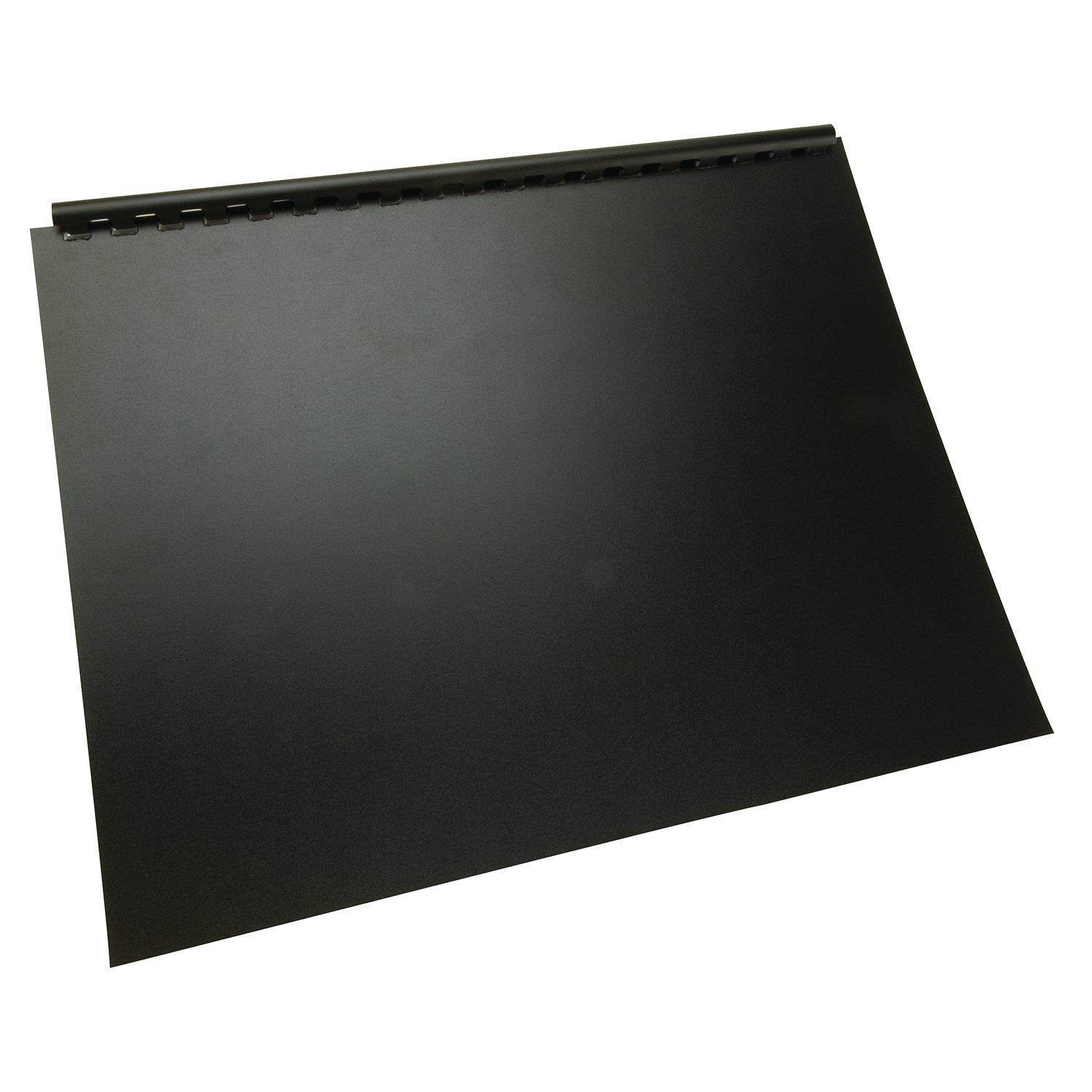 Swingline GBC 100% Recycled Poly Binding Cover, 11"x8-1/2", Black, Pack of 25 (25818)