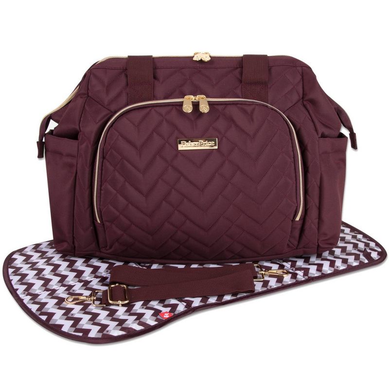 Fisher-Price Quilted Harper Frame Bag - Burgundy