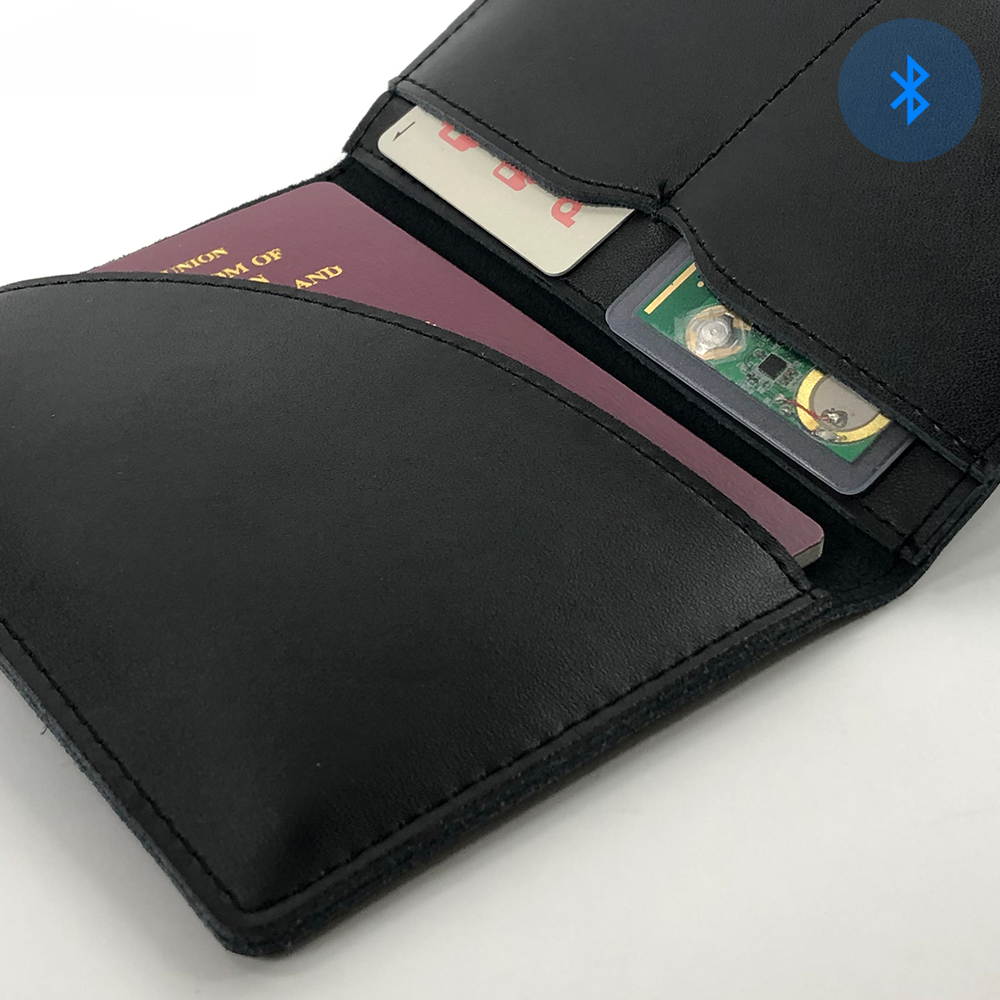 Safedome Recharge Bluetooth Tracking Card, Limited Edition Clear Card, Rechargeable Slim Bluetooth Finder for Lost Phone, Passport, or Wallet, Tracking Device with Free Companion App