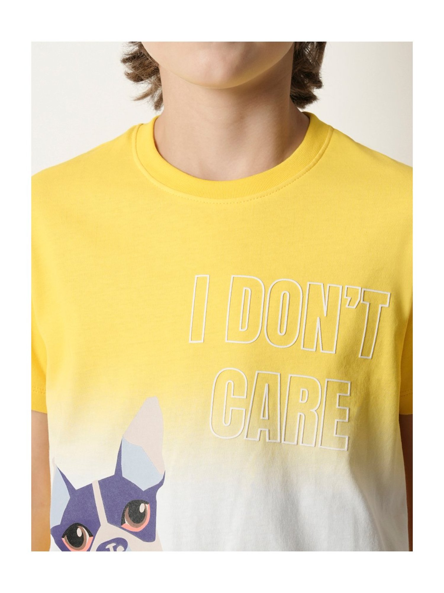 Pantaloons Junior Navy Cotton Printed T-Shirt