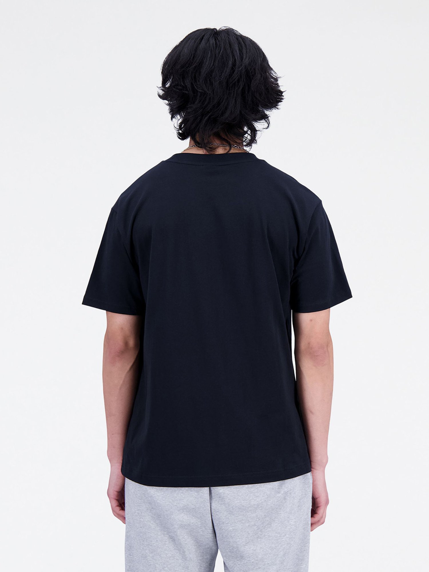 New Balance Black Regular Fit Crew T-Shirt