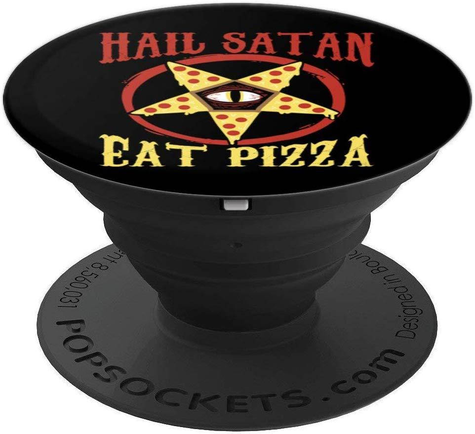 Hail Satan Eat Pizza Funny Pentacle