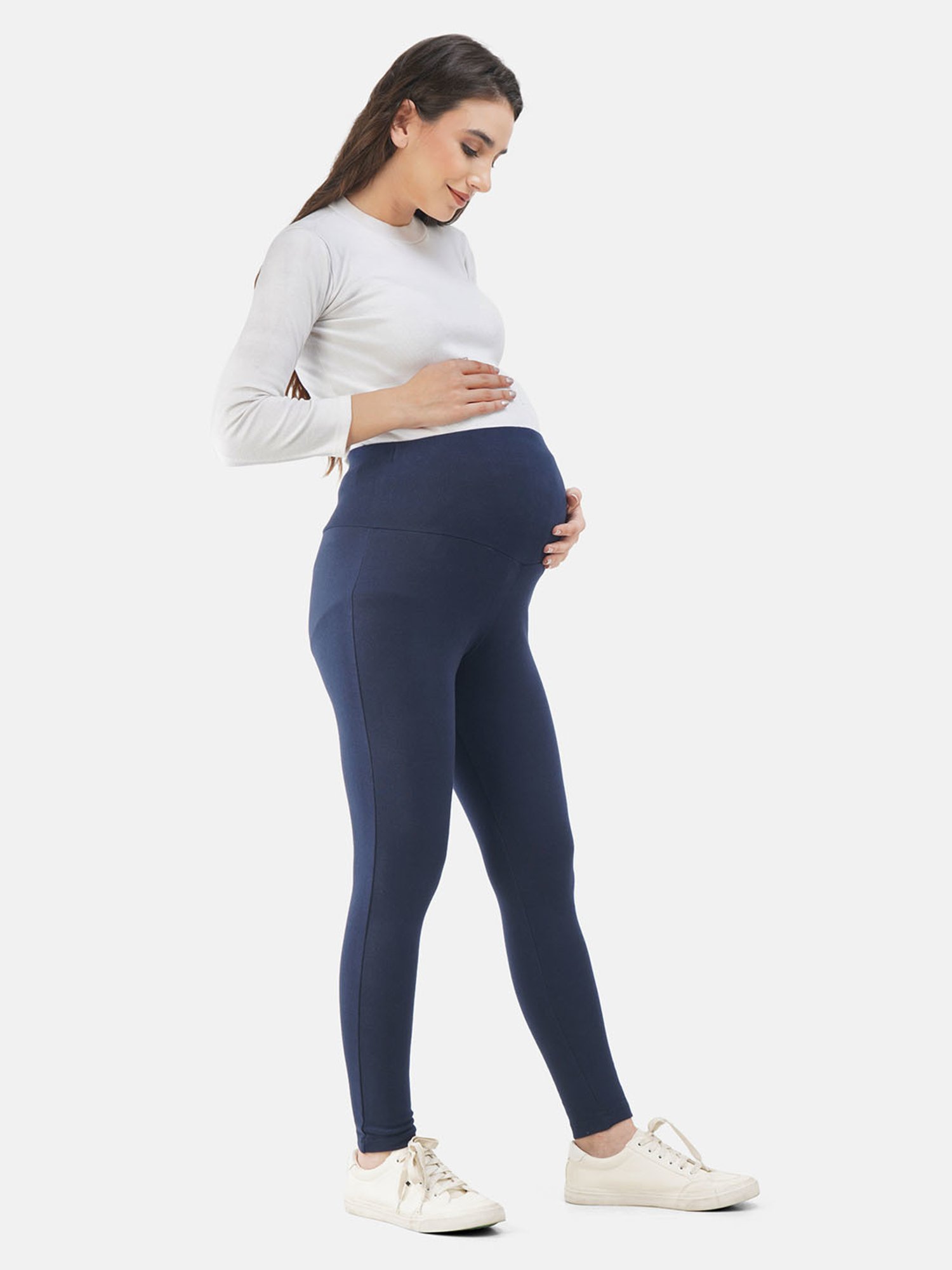 KOI SLEEPWEAR Navy Maternity Leggings
