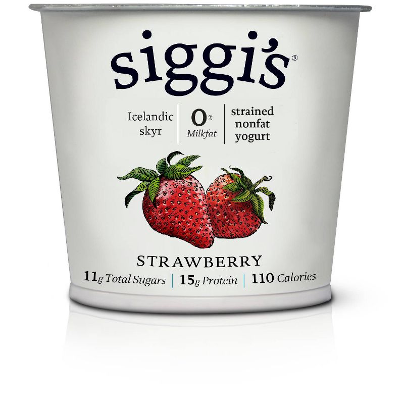 Siggi's Strawberry Icelandic Style Greek Yogurt - 5.3oz