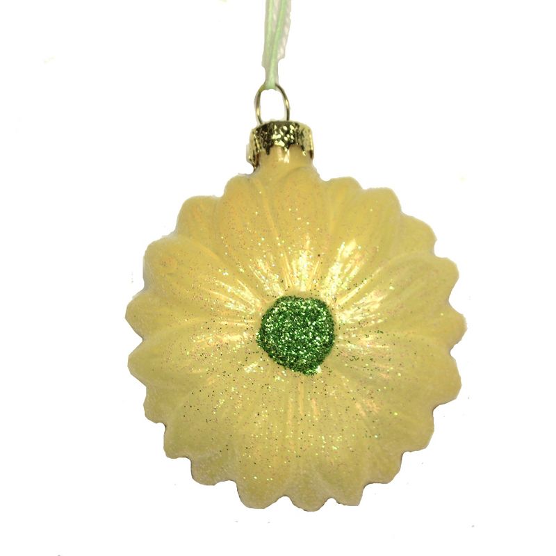 Holiday Ornament 2.75" Cheerful Diasy Flower Flower Spring Easter Retro  -  Tree Ornaments