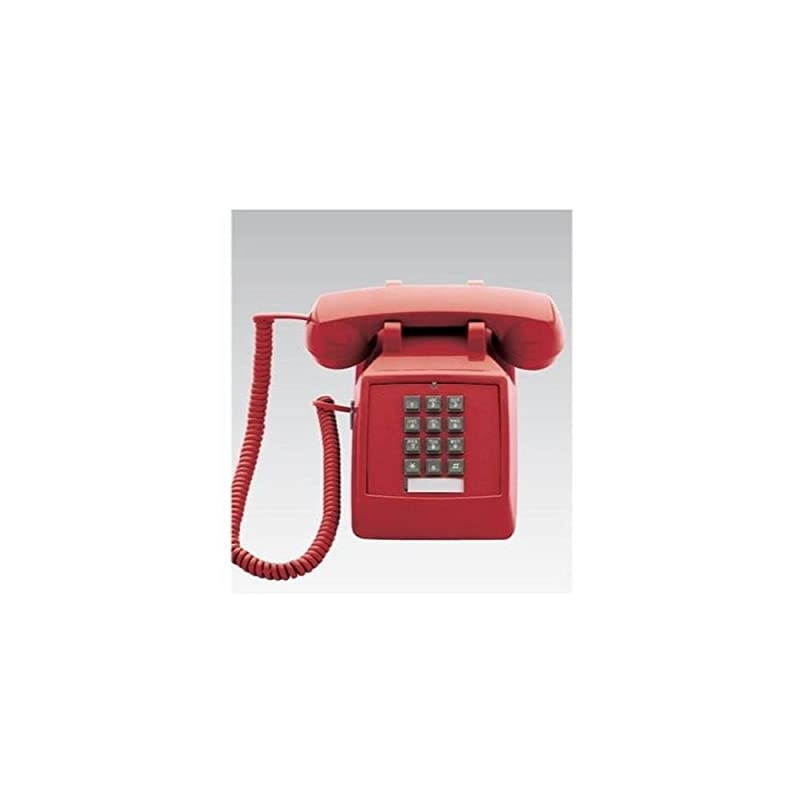 2510E Red Single Line Emergency Desk Phone