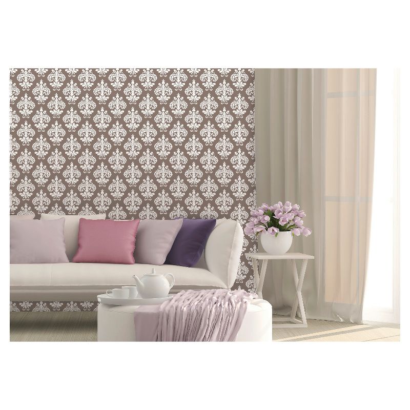 Tempaper Kids' Galaxy Self-Adhesive Removable Borders Wallpaper Out Of This World Black