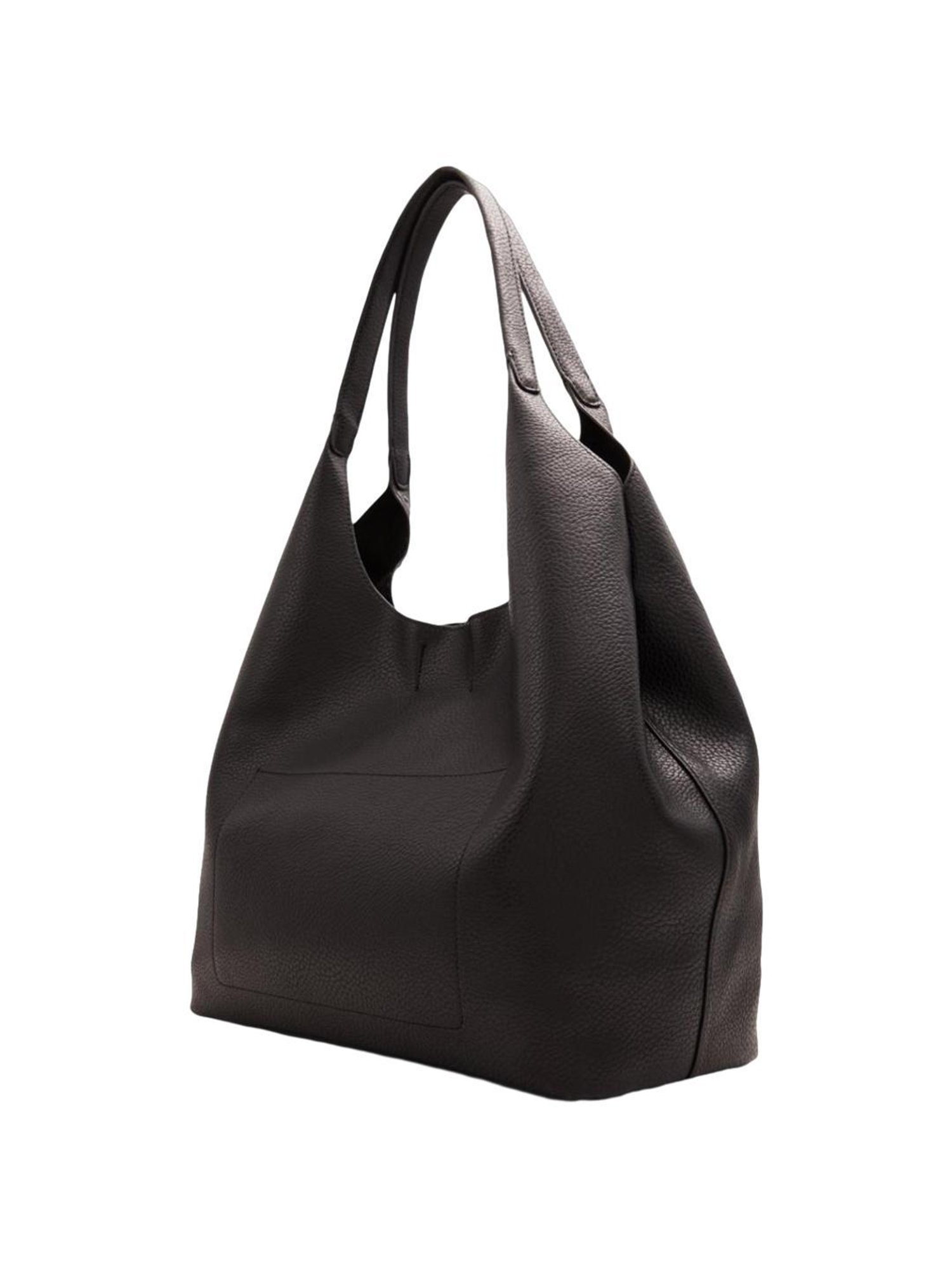 Call It Spring Black Solid Shoulder Handbag