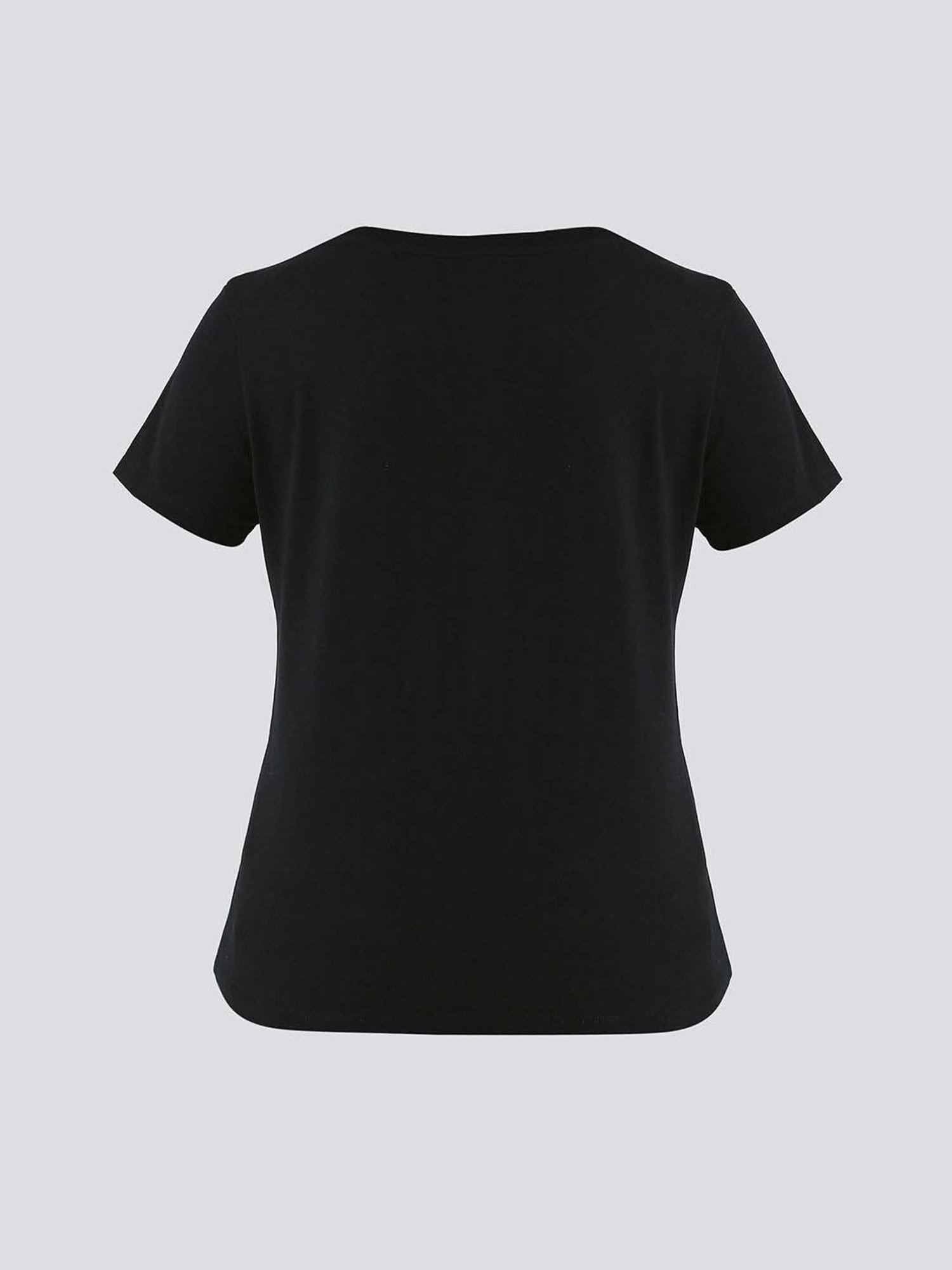 Pepe Jeans Black Cotton Printed T-Shirt