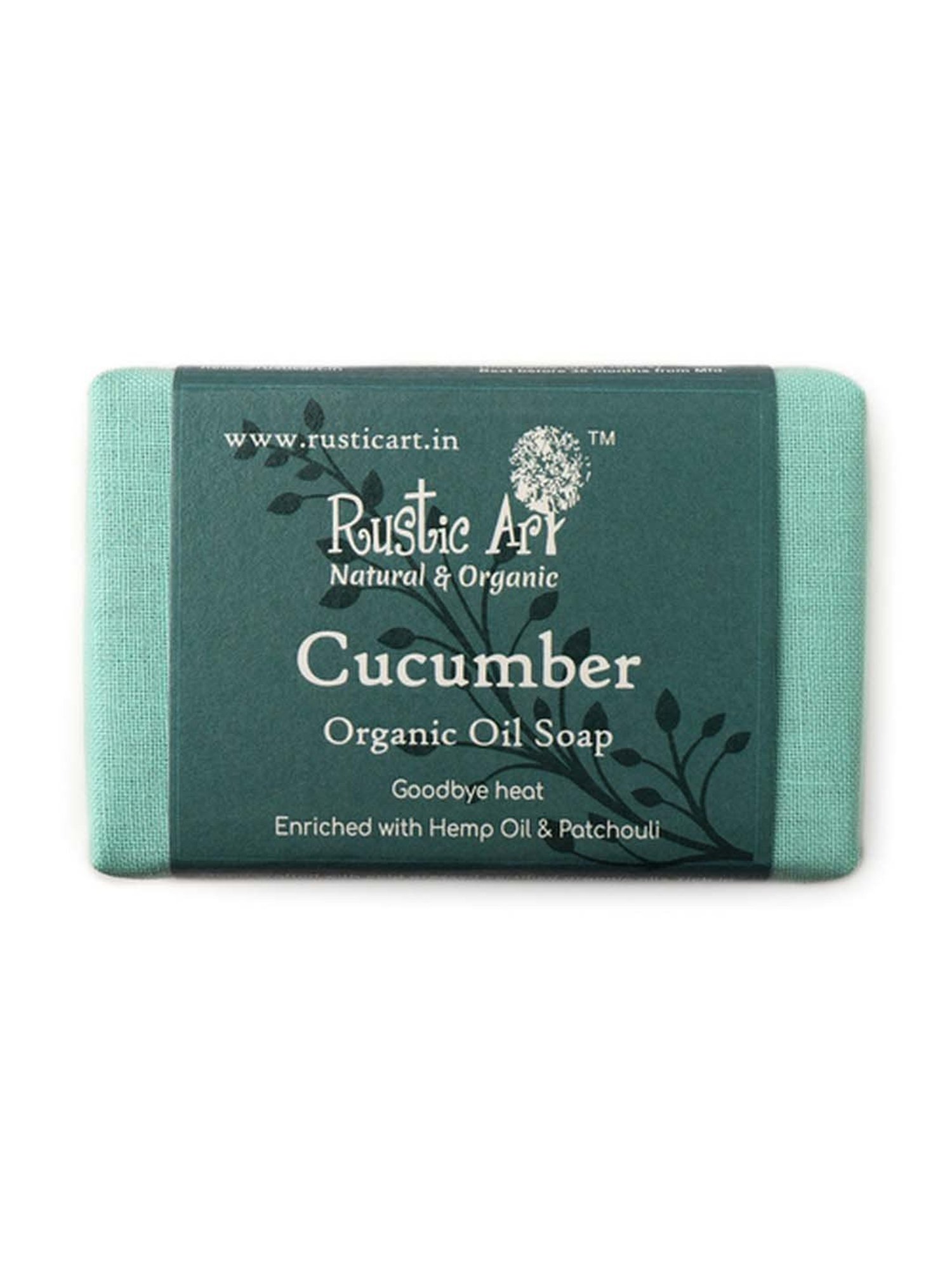 Rustic Art Cucumber Soap - 100 gm