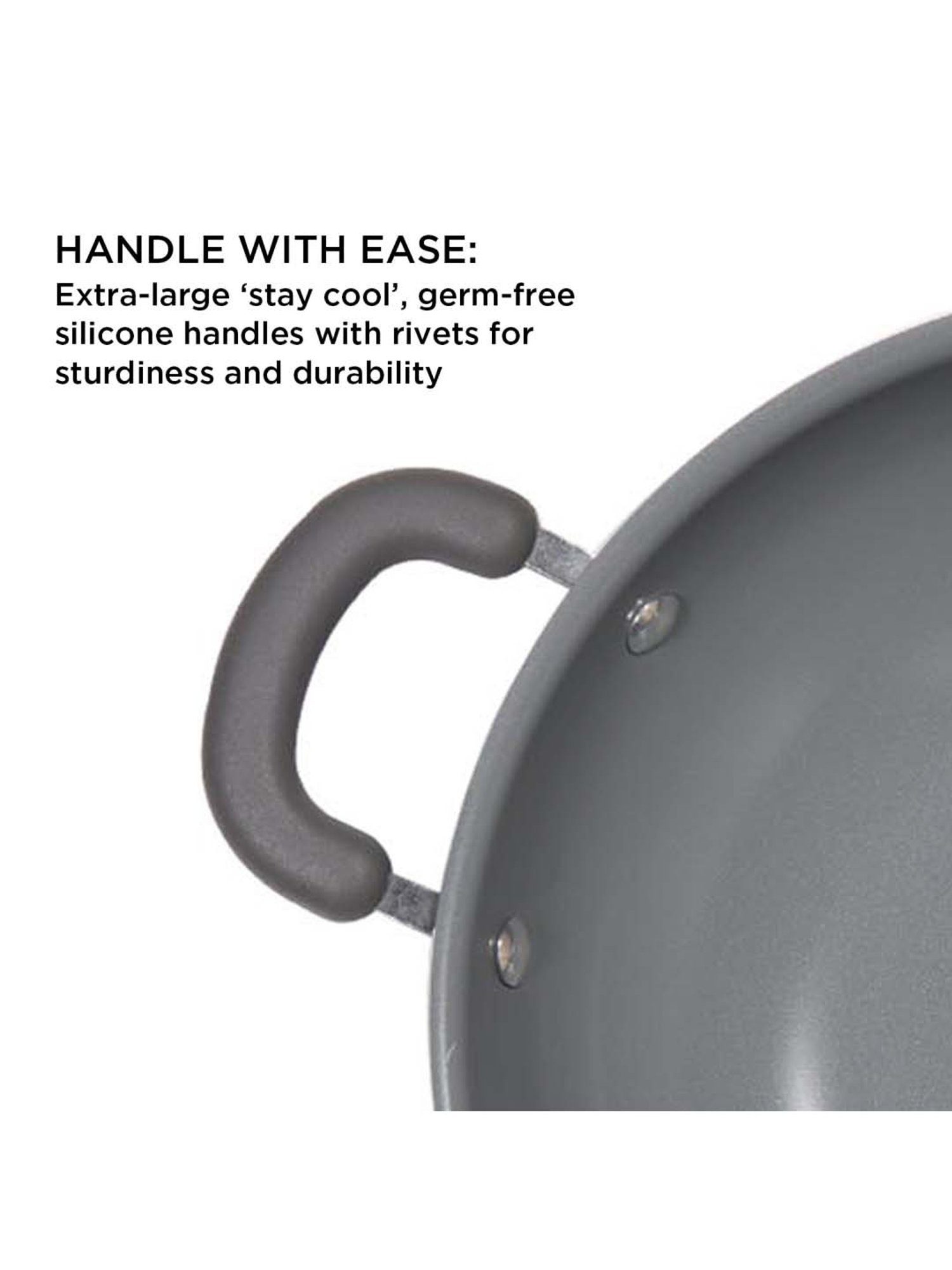 Meyer Anzen Ceramic Coated Cookware 24cm Sauteuse With Lid