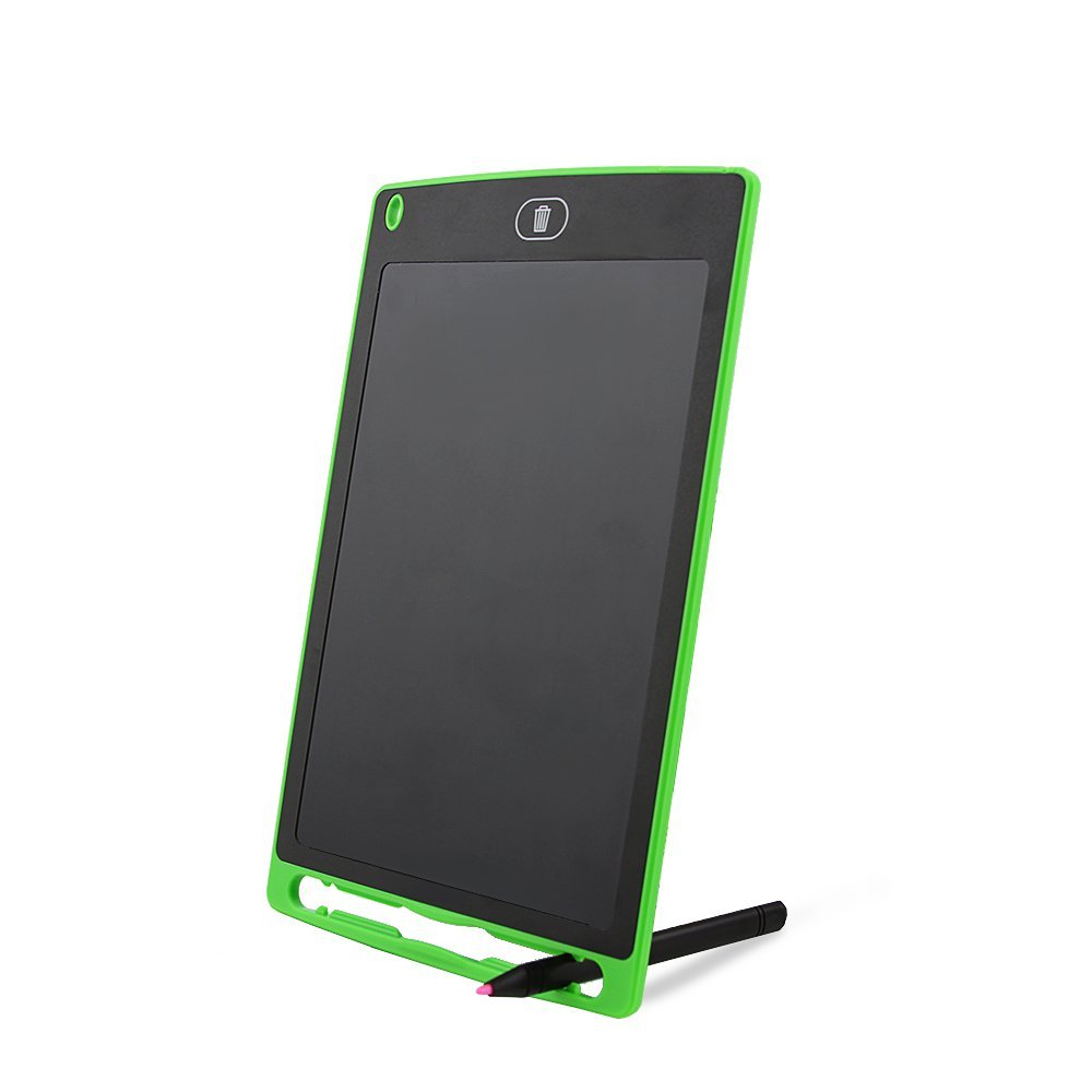 8.5 Inch LCD Writing Tablet Drawing and Writing Board Handwriting Pads Best Paperless Digital Write Drawing Tool Easy Magic Eraser with Stylus for Kids and Business (Green)