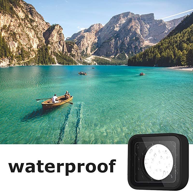 2 Pack)  Protective Lens Replacement for GoPro Hero 7 Black Glass Cover Case Action Camera Accessories Kits(Black)&hellip;