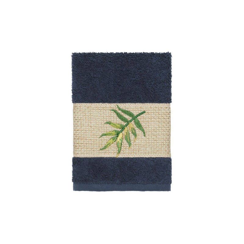 Zoe Embellished Bath Towel Set Midnight Blue - Linum Home Textiles