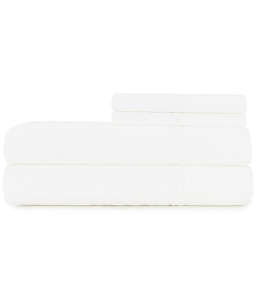 Luxury Hotel 600 Thread-Count Supima Cotton Striped Sheet Set with FabFit Technology