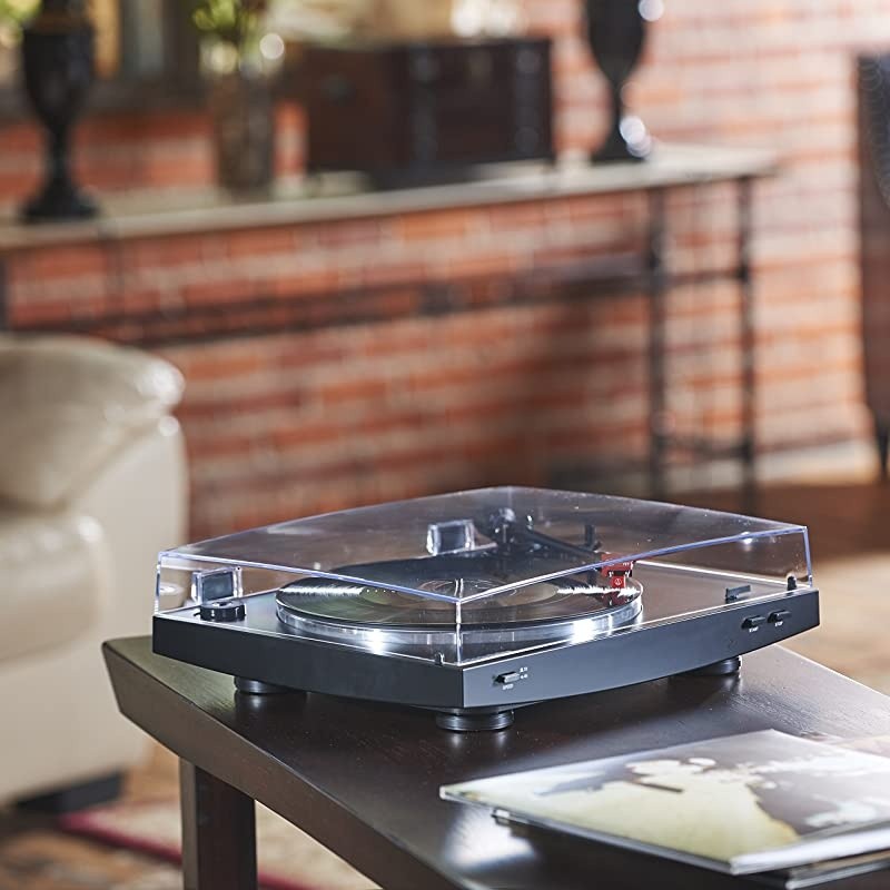AT-LP3BK Fully Automatic Belt-Drive Stereo Turntable, Black